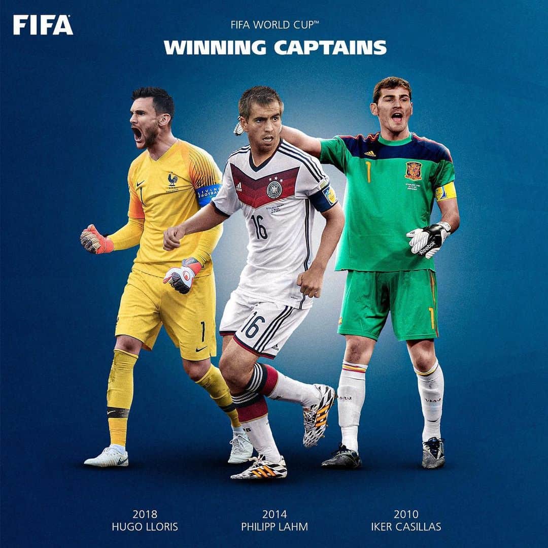 FIFAワールドカップさんのインスタグラム写真 - (FIFAワールドカップInstagram)「😍🏆 The men who lifted the trophy! 🙌   🇫🇷 From Hugo Lloris to Franz Beckenbauer 🇩🇪  These are the 12 captains to raise the #WorldCup in triumph since Brazil were permanently awarded the Jules Rimet trophy in 1970.」1月23日 22時37分 - fifaworldcup