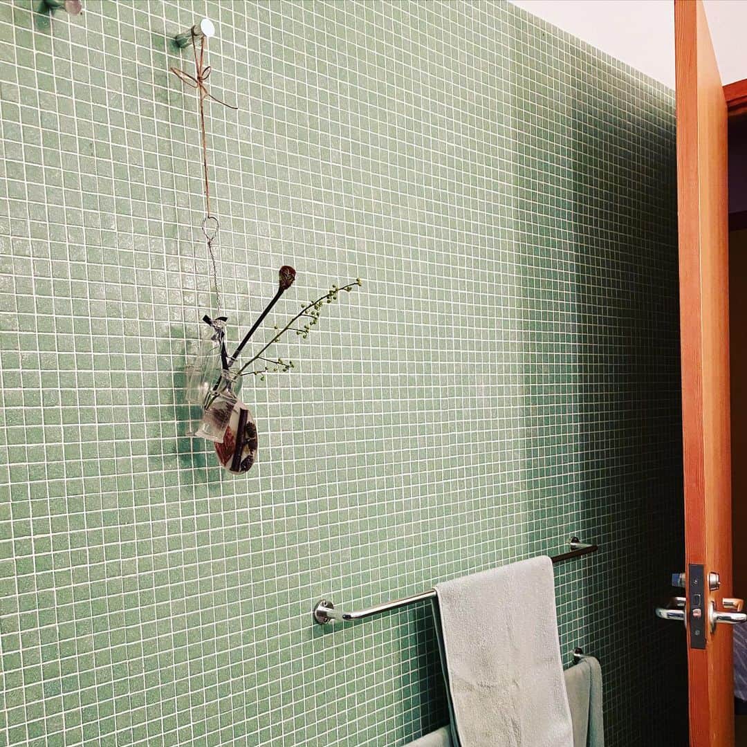 岡田美里さんのインスタグラム写真 - (岡田美里Instagram)「15時からインスタライブです〜。 今日も洗面所からお送りする  美容と健康  について…。 ですー。  ご質問もお待ちしていますねー。  #美容 #健康」1月23日 14時35分 - millieokada