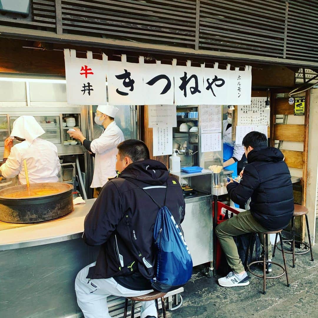金村義明さんのインスタグラム写真 - (金村義明Instagram)「ランチ きつねや！ 牛丼 立ち食い」1月23日 14時29分 - yoshiaki_kanemura
