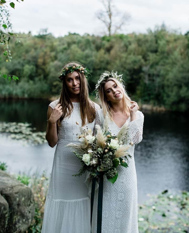 ミナのインスタグラム：「👰 Were you shocked to find out your bridal size? 👰  If you wear ready-to-wear (RTW) clothes in a size 10, you are usually a size 12 in bridal sizing. I’ve noticed bridal sizing running smaller than RTW sizing can be a bit confusing and disheartening to some and I want to share a few of my thoughts on the matter to maybe prevent someone feeling upset on their first day of trying on wedding dresses. ❤️  -I’m not sure why bridal sizing differs from RTW but sizing in general has changed. I believe it’s partly to do with the rising of fast fashion that is often made of stretchy fabrics, that provide more flexibility in sizing as one size actually fits several body shapes and sizes. Wedding dresses are usually made of woven fabrics that don’t have as much stretch in them which makes the sizes more fixed.  -I've noticed a peculiar thing over the years. If you check a RTW brand’s size chart, you might notice that the size they recommend is one or two sizes bigger than what you usually buy (usually applies to sizes 14 and up). If you’d buy clothes in the size they recommend in their size chart, you would end up with clothes that are too big for you.   -Every clothing brand, bridal or RTW, has their own size chart and you might be buying a size 8 from one and size 10 from another one. I have also noticed that some companies note that for example the EU size 36 is equivalent to the UK size 10 and others say it’s equivalent to the size 8.   -Personal preference plays a part in determining the size as well. One bride might prefer the same style more fitted and someone else a bit looser.   -One thing to note as well is that most bridal boutiques don’t have all their sample dresses in all the sizes so you might need to try on a dress that is not the correct size for you.   Sizing of clothes in general nowadays is a bit of a messy field as there’s no universal sizing system in place. Just remember that sizes are just vague indicators on which particular piece of clothing is the best one for your body. What matters the most is that, on your wedding day, you wear a dress in which you feel the most beautiful and confident version of yourself. ❤️  📷 @joe.morley.photo.cinema」