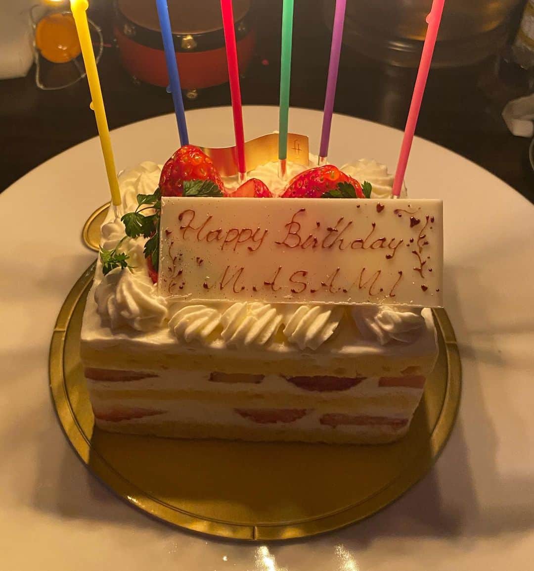 MASAMIさんのインスタグラム写真 - (MASAMIInstagram)「こんなご時世だけど、世界一幸せな誕生日迎えました❤ありがとう🥺顔がまっかっか🥂」1月23日 19時08分 - iharamasami