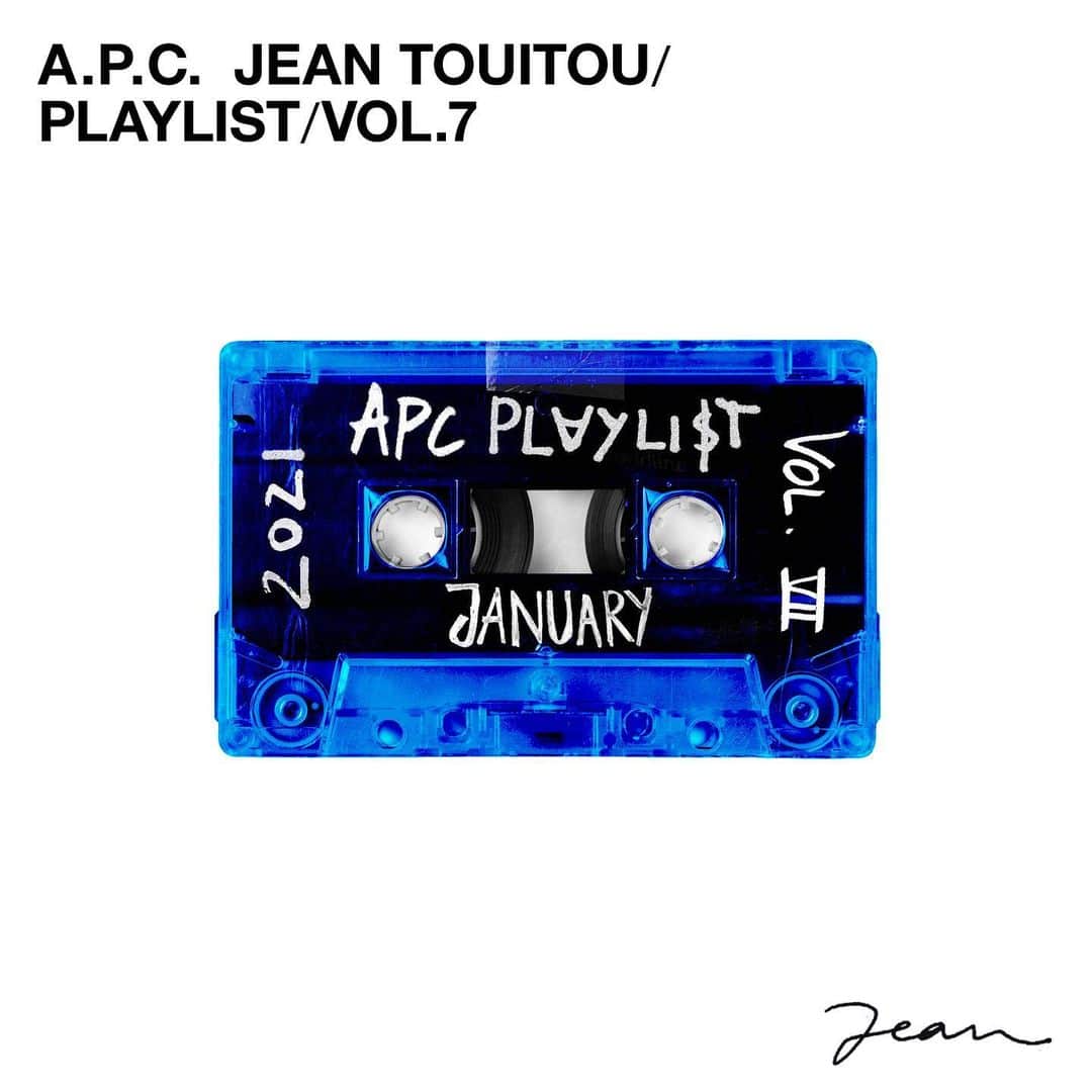 アーペーセーのインスタグラム：「Jean Touitou playlist vol. 7 ⠀ The seventh playlist of A.P.C. founder @jeantouitou is now available on Apple Music, Spotify, Deezer and YouTube.⠀ ⠀ Link in bio.⠀ ⠀ #APC #APCMusic #JeanTouitou」