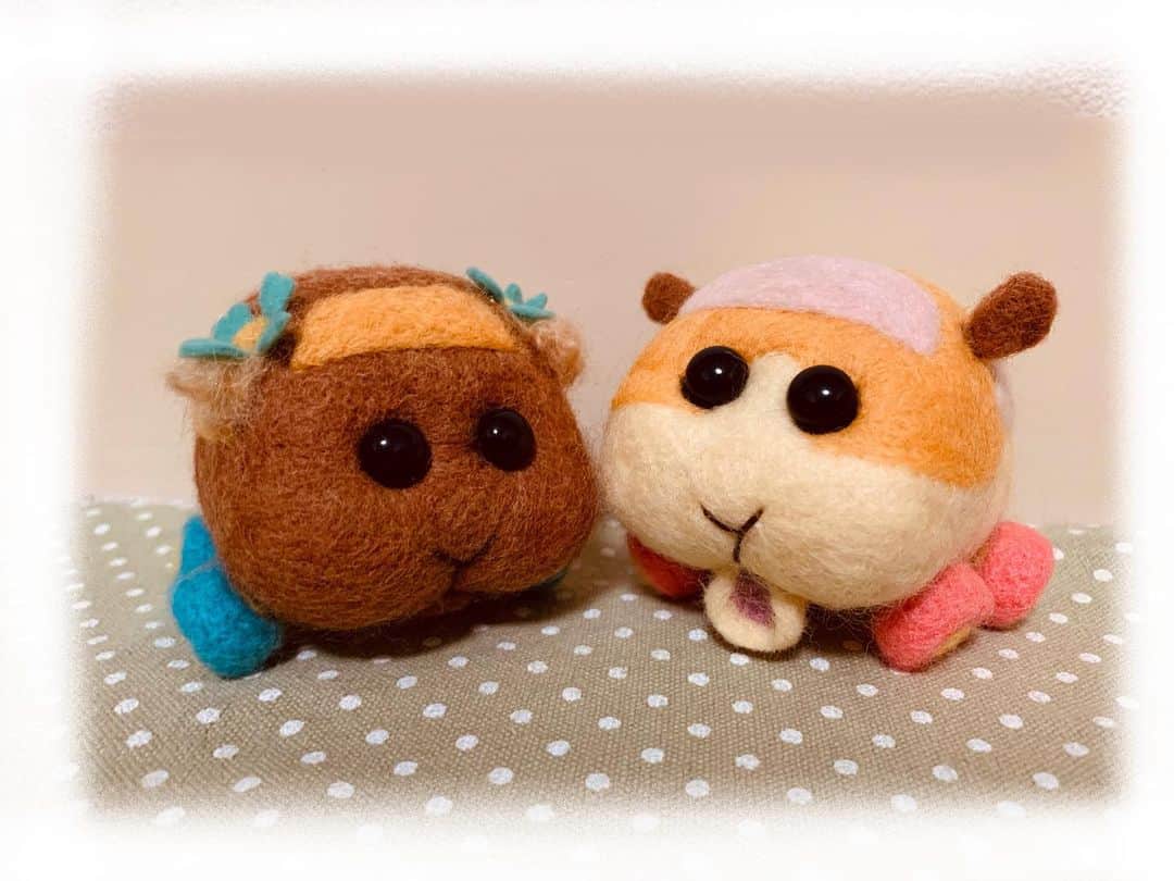 松本ぷりっつのインスタグラム：「PUI PUIモルカー作りました😊  #モルカー　#puipuiモルカー  #羊毛フェルト  #needlefelting  #天竺鼠車車  #needlfelt」
