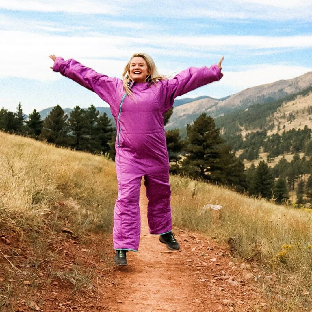 New York Times Fashionのインスタグラム：「Social distanced hangs outdoors in the winter can be tough. But have you considered wearing a sleeping bag — with legs? "We need to be hugged by something and we aren’t allowed to hug," said @normakamali. “Let the coat hug you. The coat is there for you unconditionally.”」