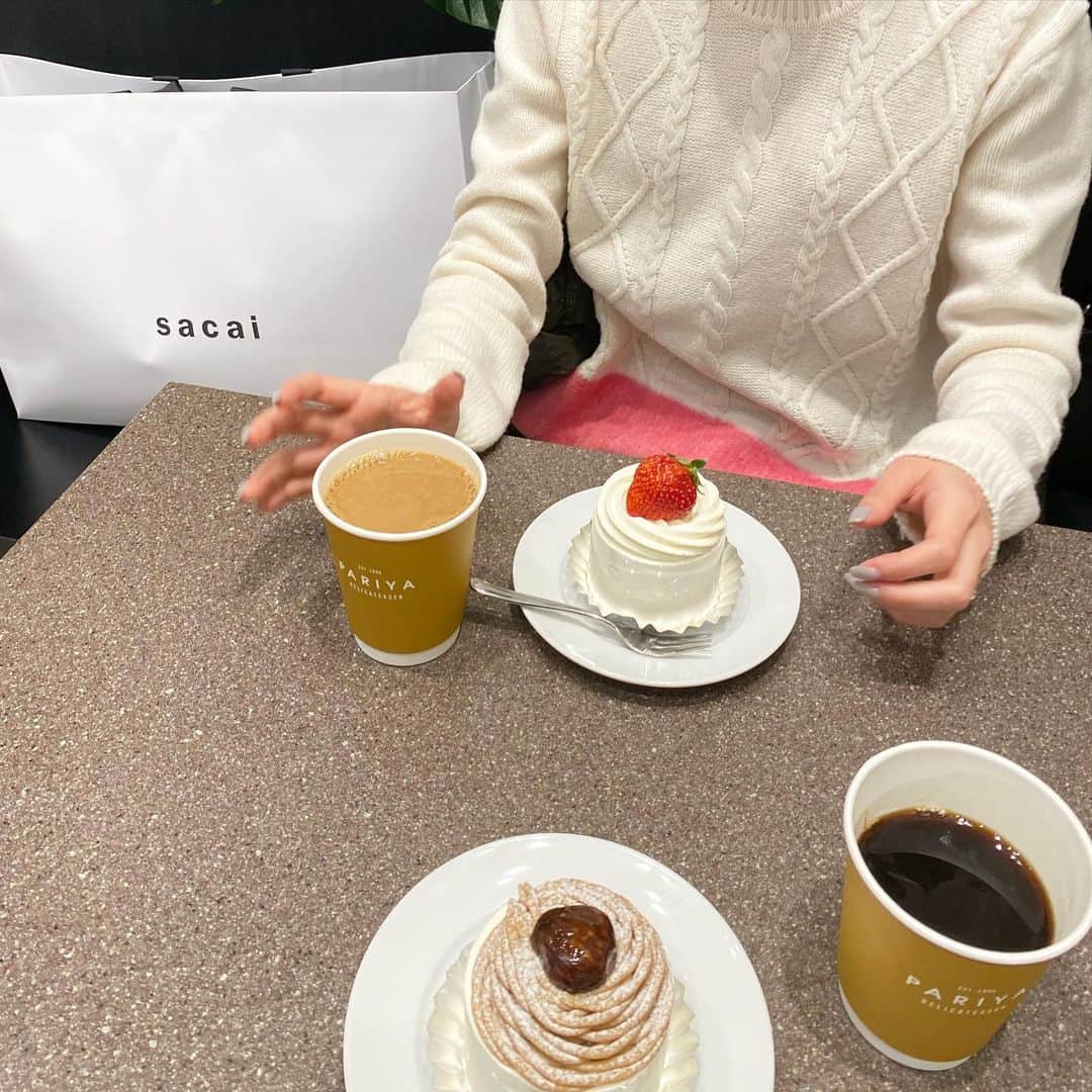 湯浅喬子さんのインスタグラム写真 - (湯浅喬子Instagram)「♡  お正月の時の写真☕️🍓  #parco#cafe」1月23日 21時34分 - kyorco