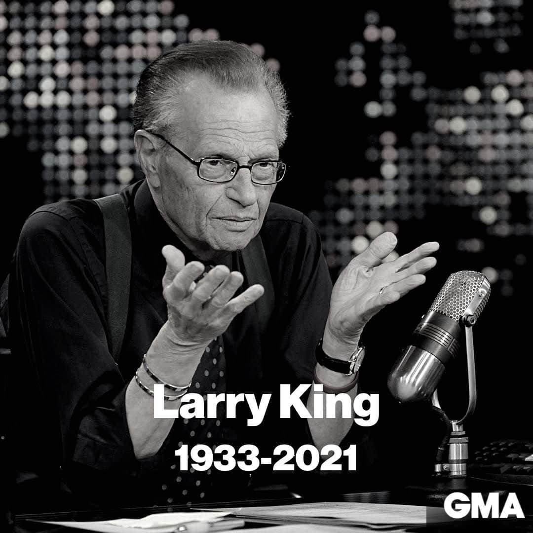 Good Morning Americaさんのインスタグラム写真 - (Good Morning AmericaInstagram)「BREAKING: Legendary talk show host Larry King died Saturday morning. He was 87. ⁠RIP. ⁠ Link in bio for details.」1月23日 23時21分 - goodmorningamerica
