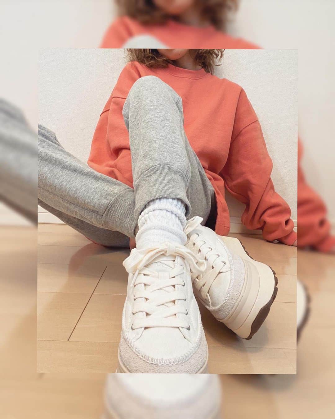 階上実穂さんのインスタグラム写真 - (階上実穂Instagram)「𝙉𝙚𝙬 𝙎𝙝𝙤𝙚𝙨👟  @uggjapan で𝙶𝙴𝚃した厚底スニーカーぎゃんかわ🥺✨✨  これからいっぱい活躍してくれそ♩¨̮⑅*  #newshoes #sneaker #ugg #uggスニーカー #厚底スニーカー #myshoes」1月23日 23時55分 - miho_ishigami