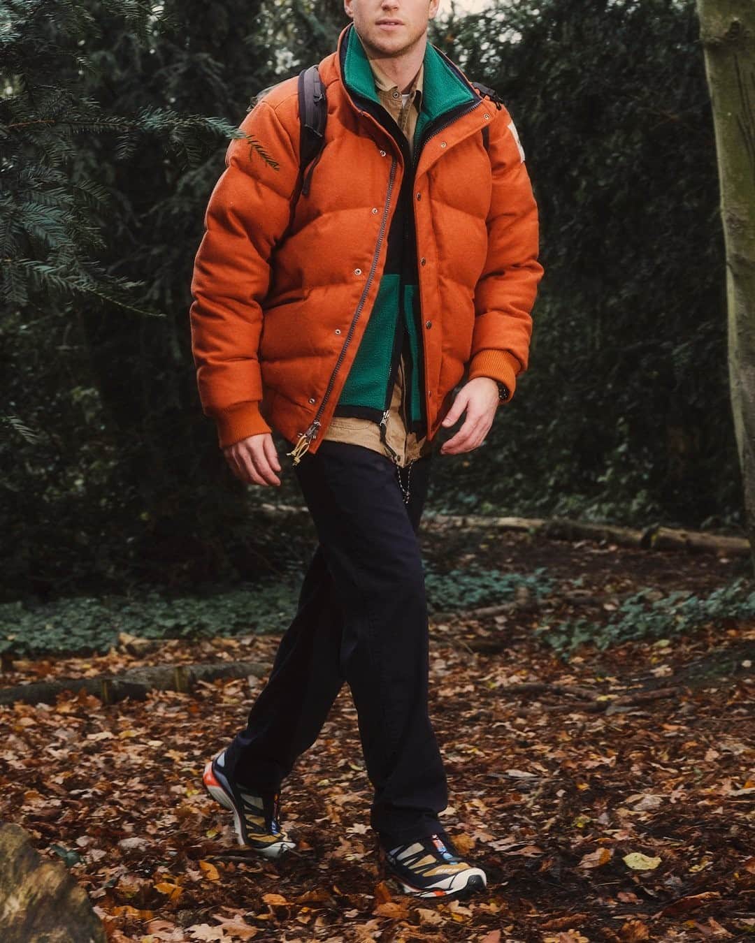 MR PORTERのインスタグラム：「You don’t need to go to the mountain. Make the mountain come to you. In this week's journal we take a look at how you can make the technical trend work in your wardrobe—even if you're just popping to the shop. Head to the link in bio for our tips.」