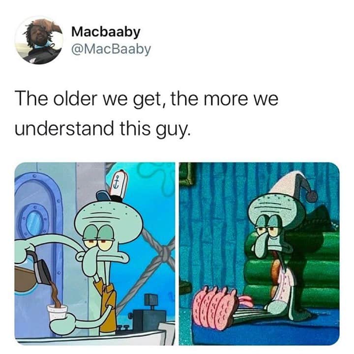 9GAGさんのインスタグラム写真 - (9GAGInstagram)「Well, of course I know him. He's me.⠀ By MacBaaby (TW)⠀ -⠀ #memes #squidward #9gag」1月24日 0時00分 - 9gag