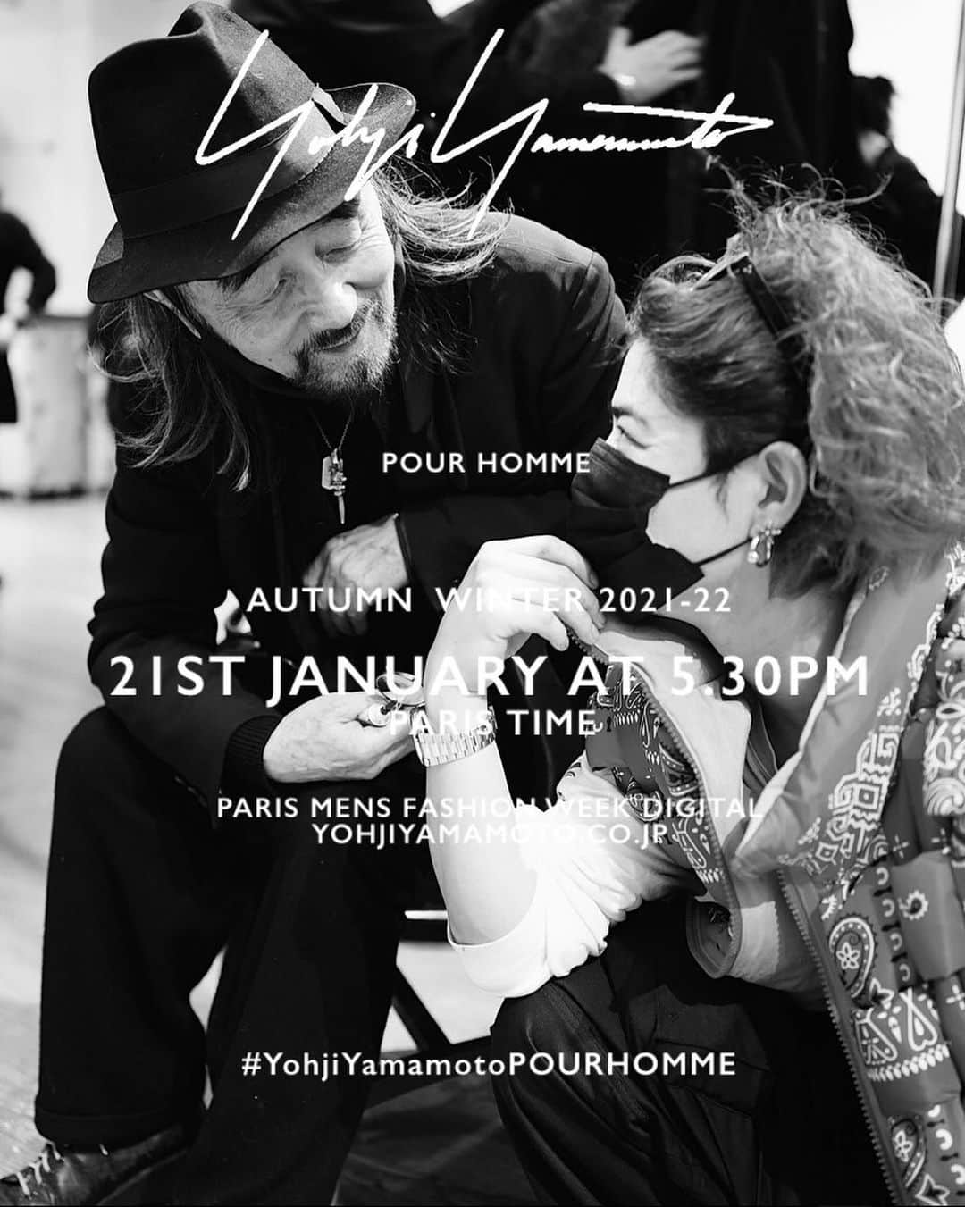 島崎力斗さんのインスタグラム写真 - (島崎力斗Instagram)「世界一のファッションコレクション通称「パリコレ」で発表した 「Yohji Yamamoto POUR HOMME 21-22AW Collection」 カリスマ達の仕事場でヘアメイクのお手伝いをさせていただきました。  本当にすごい空間でした。  普通に過ごしていたら感じることのできない空気、経験、技術や仕事を体感することができました。  本当にありがとうございました！！  #パリコレ #高木琢也  #yohjiyamamoto #ヨウジヤマモト #OCEANTOKYO #オーシャントーキョー」1月24日 0時32分 - shimazaki_rikito