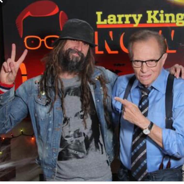 ロブ・ゾンビさんのインスタグラム写真 - (ロブ・ゾンビInstagram)「Doing an interview with Larry King was definitely weird, but fun. I loved watching his show back in the day. Rest In Peace Larry. #larryking #restinpeace」1月24日 1時09分 - robzombieofficial