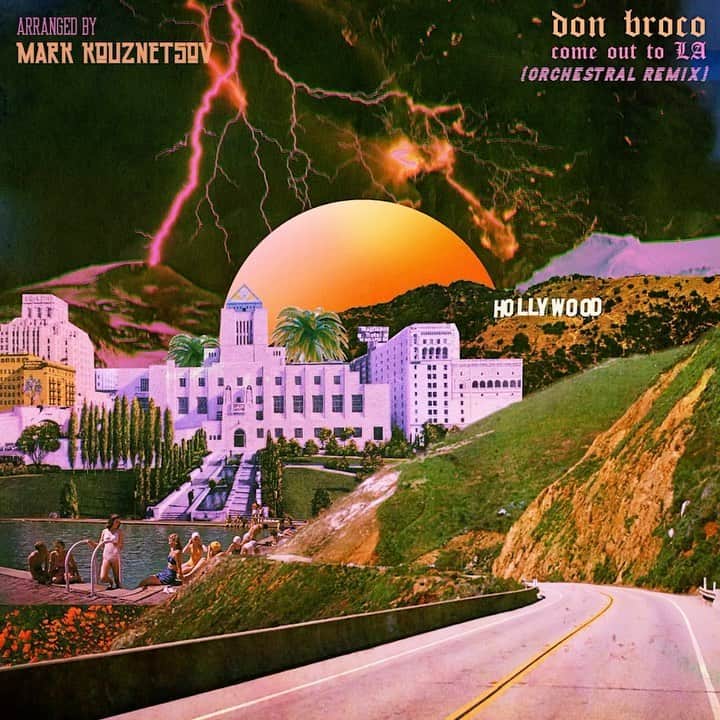 Don Brocoのインスタグラム：「Come out to LA club sex with added 🎻🎻🎻🎻🎻 big up @mark_kouznetsov on the remix 👌 link in bio」