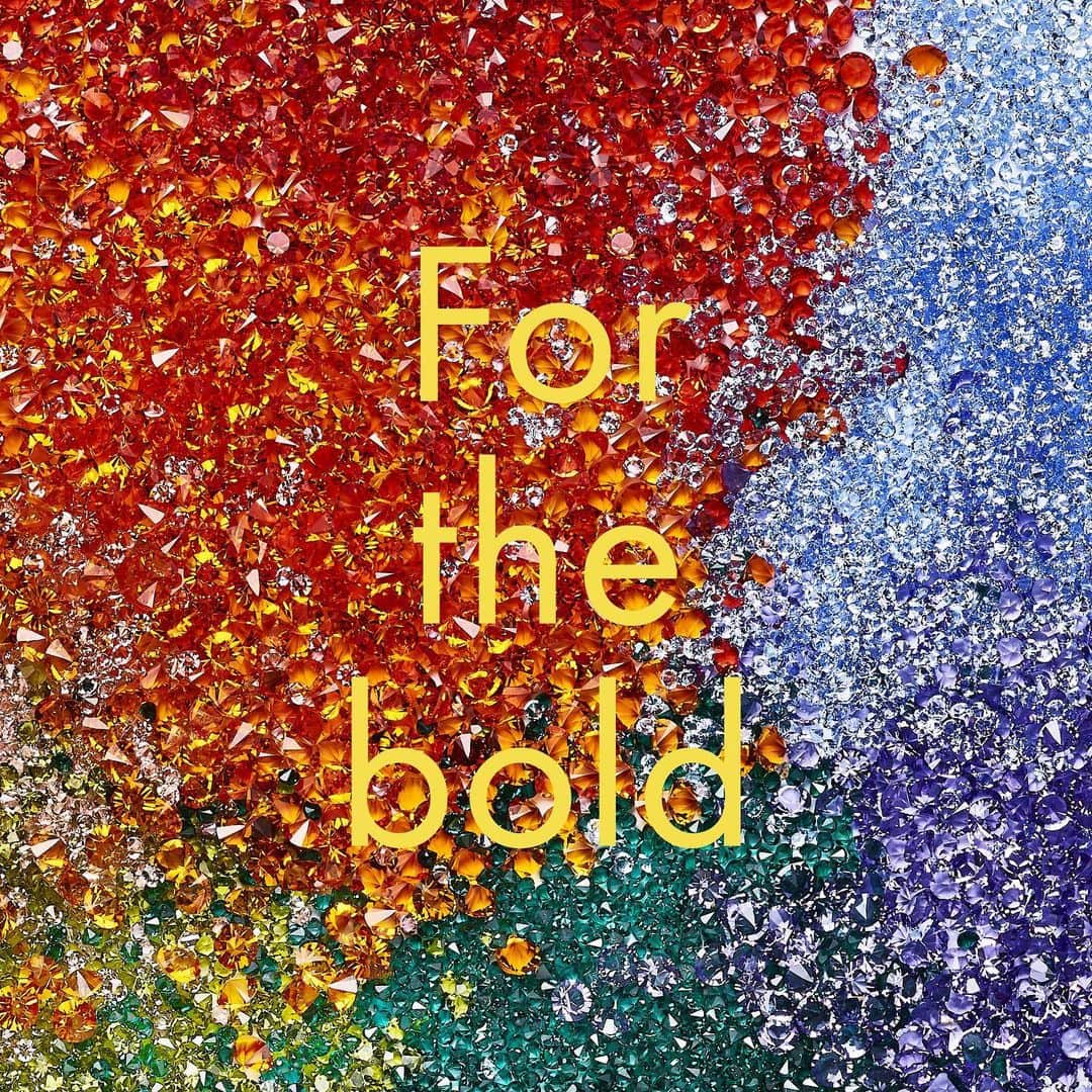のインスタグラム：「Ready for a festival of color? Then get ready for Swarovski crystals in colors as bold and bright as you. #Swarovski」
