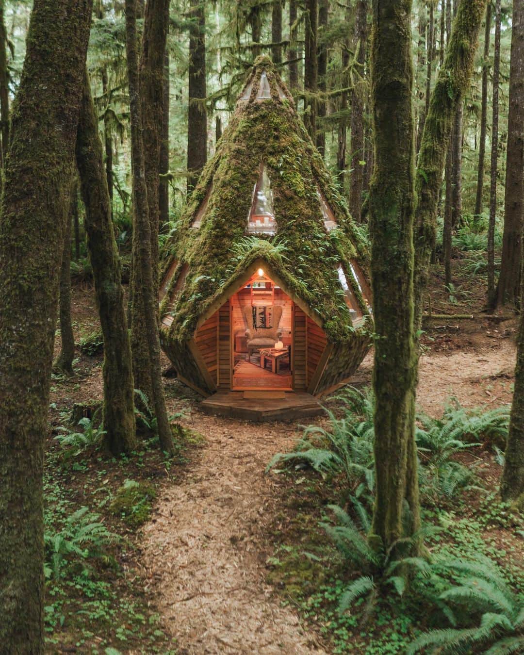 サラ・ジーン・アンダーウッドさんのインスタグラム写真 - (サラ・ジーン・アンダーウッドInstagram)「SWIPE for the full interior of our beloved little diamond cabin! Who would you want to spend a weekend here with? 🙇🏼‍♀️ . Cabin by @jacobwitzling & @saraunderwood . #cabinlife #cabininthewoods #cabin #tinyhouse #tinyhousemovement #homeinterior #homesteading #beautifuldestinations #pnw #pnwonderland #diy」1月24日 4時40分 - saraunderwood
