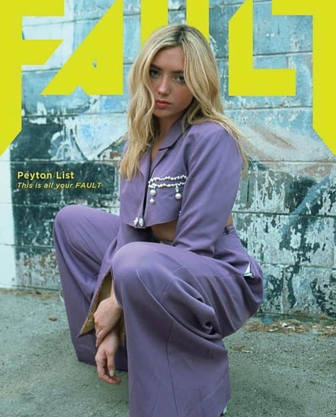 ペイトン・リストのインスタグラム：「@fault_magazine」