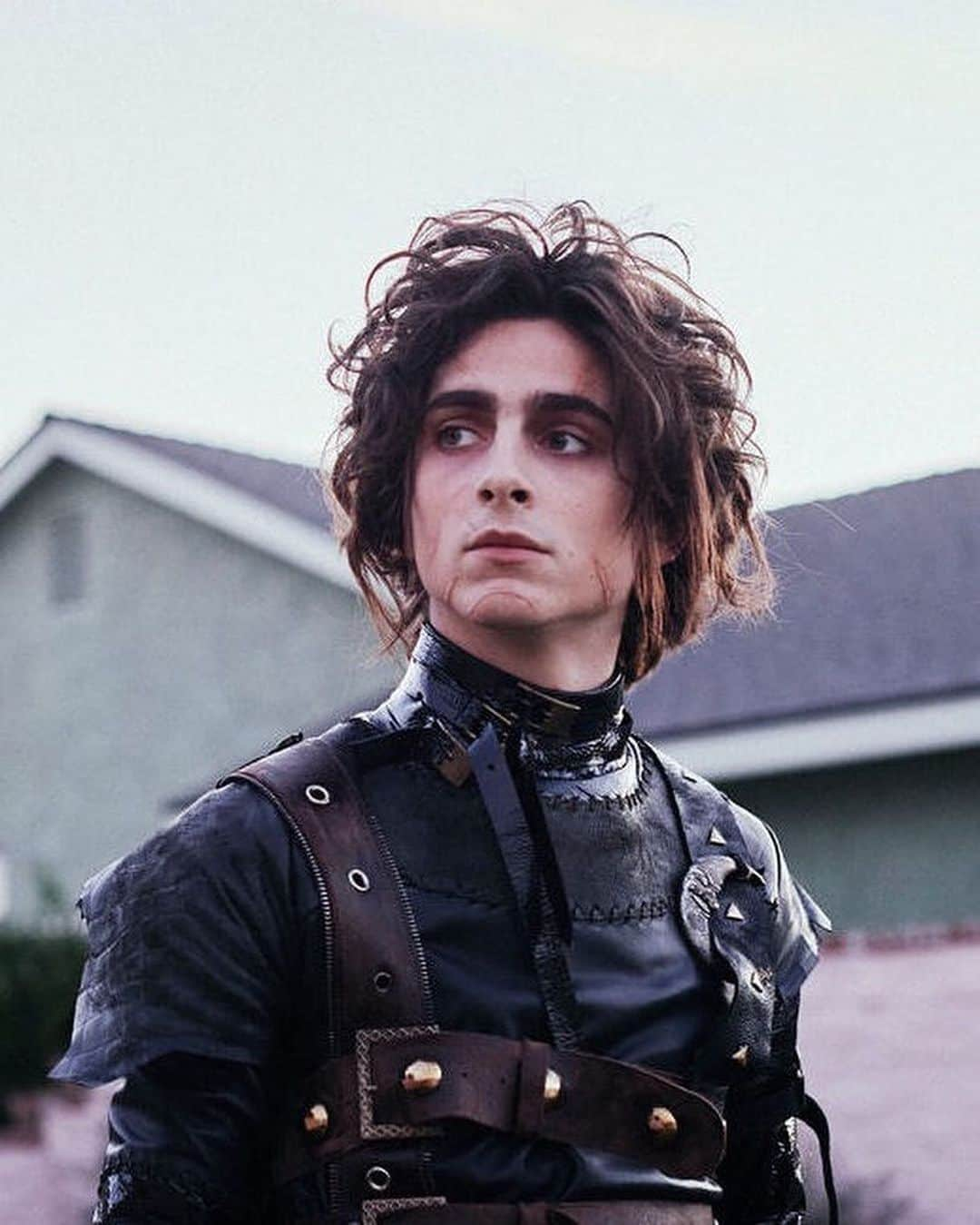 British Vogueさんのインスタグラム写真 - (British VogueInstagram)「Ever wondered what #TimotheeChalamet would look like as #EdwardScissorhands? The actor has recreated the 1991 cult classic for a @Cadillac advert for this year’s #Superbowl. Starring as Edward’s son, Edgar, the clip imagines what his life would be like in 2021, and there’s even a cameo from #WinonaRyder – who starred opposite Johnny Depp in the original Tim Burton film – as his mum. Click the link in bio for more on @TChalamet’s experience of reimagining the iconic role.   Photographed by @Julian_Ungano.JPG」2月8日 2時37分 - britishvogue