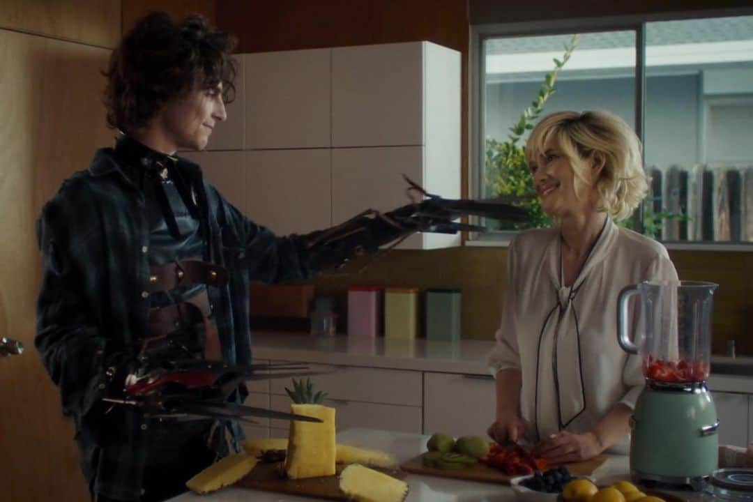 Dazed Magazineさんのインスタグラム写真 - (Dazed MagazineInstagram)「@tchalamet playing Edgar (son of Edward) Scissorhands while #WinonaRyder reprises her role as Kim to sell @cadillac cars in a #SuperBowl ad is not a sentence I ever thought I would write, but here we are. 2021 just keeps giving.」2月8日 2時15分 - dazed