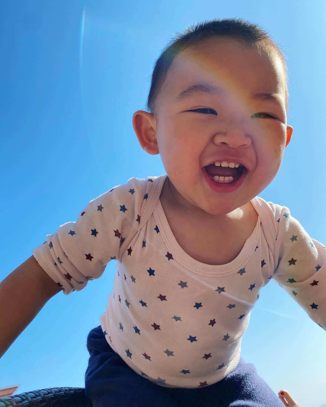 MARIA FUJIOKAのインスタグラム：「My sun🌞✨💜」