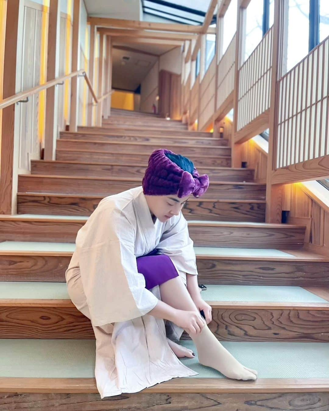 Syahriniさんのインスタグラム写真 - (SyahriniInstagram)「• Feeling Rejuvenated Post Onsen !  _________________ 𝓢𝓨𝓡 ________________  #PrincesSyahrini #Winter_February2021 #Japan #RyokanLyfe #OnsenLyfe」2月7日 17時47分 - princessyahrini