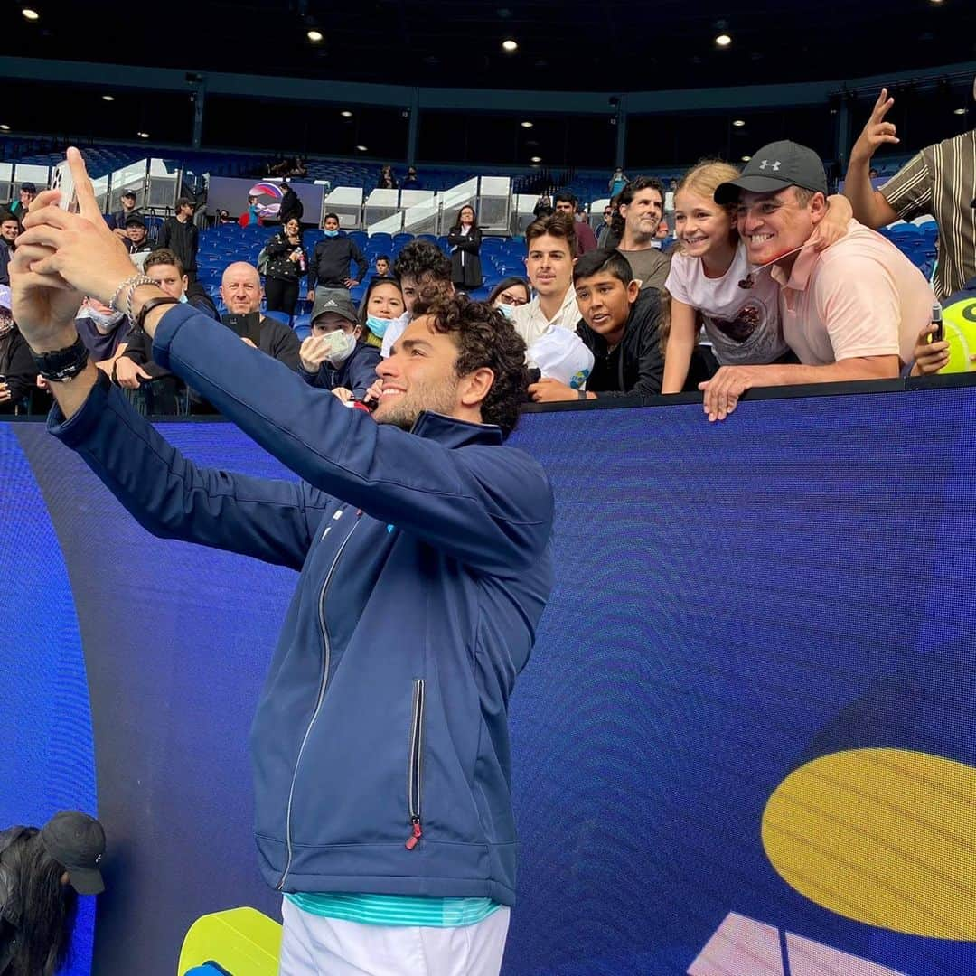 マッテオ・ベレッティーニさんのインスタグラム写真 - (マッテオ・ベレッティーニInstagram)「Tough one today, but congrats to team Russia. Well deserved.  Proud of this team 🇮🇹 and what we achieved this week!   Thank you to everyone who made the event possible and ofcourse the fans 🙏🏼❤️  @atpcup @atptour」2月7日 18時21分 - matberrettini