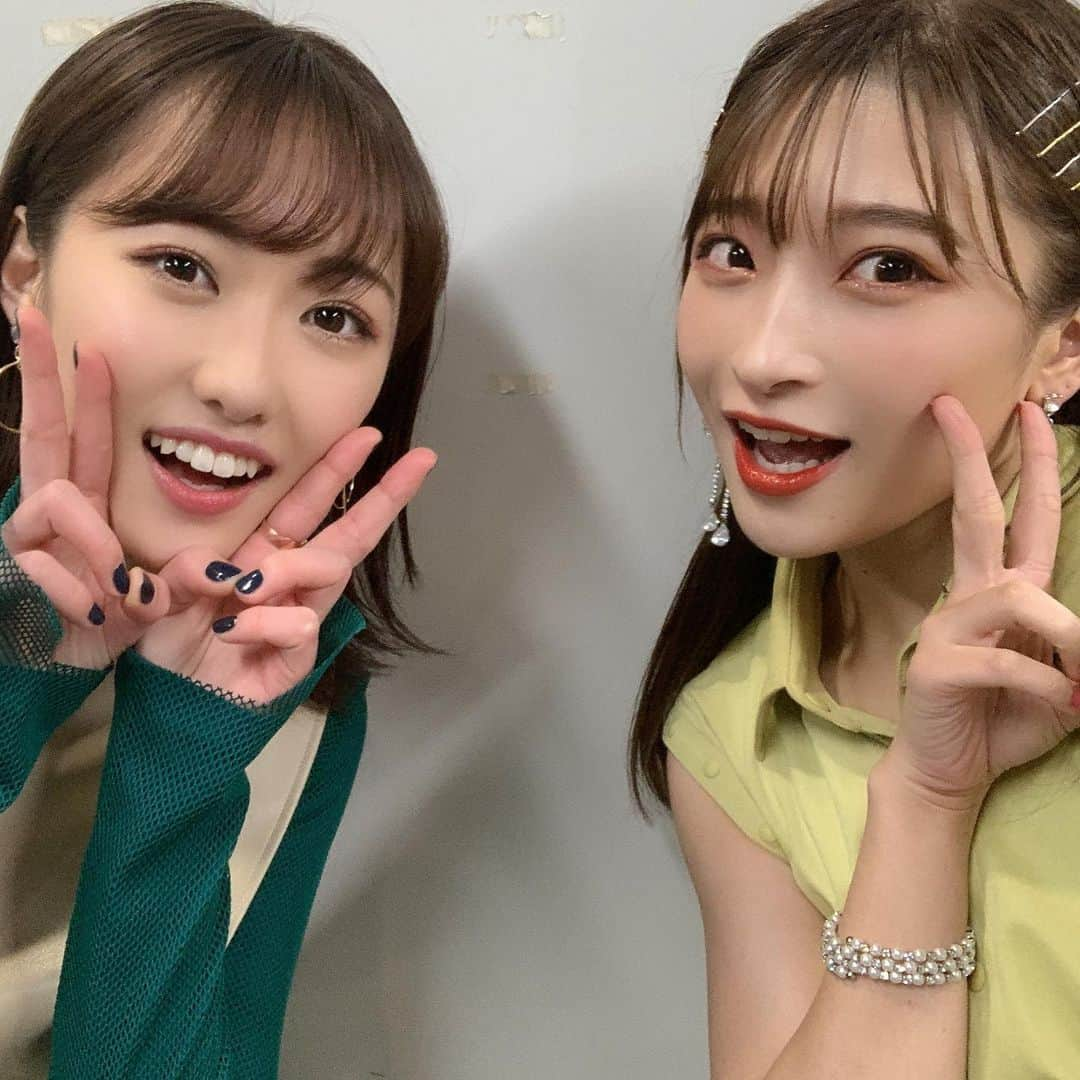 二瓶有加さんのインスタグラム写真 - (二瓶有加Instagram)「. 改めまして！ . M-line Special 2021～Make a Wish!～」大阪公演にお越しいただいた皆さんありがとうございました🥰💐 . 暖かく見守って頂き 楽しくライブをする事ができました✨ 今度はみやちゃん含めて 完全体のピンククレスを見ていただける様にこれからも頑張ります✊✨ . . きのう限りの4人！ 楽屋でチーム名を考えました。 その名も 『オクトパスガールズ🐙❤︎』笑 , 急遽チーム名決めた流れになった楽屋の会話も楽しくさせてもらって、本番やリハーサルでも 道重さん、工藤さんに沢山フォローして頂きました☺️💗 次は中野サンプラザホール！ 今から楽しみだ〜〜〜🐙✨ . . 3月には追加公演も決まりました！  3/6(土)	仙台GIGS (宮城) 出演：#田中れいな　さん  / #PINKCRES. / #鈴木愛理  さん #宮本佳林	さん . こちらも中々ない組み合わせ！ ぜひお越し下さい💐 . . #MSMW #道重さゆみ　さん #工藤遥　さん　#大阪　#なんばhatch」2月7日 18時32分 - niheeeey.pink1020