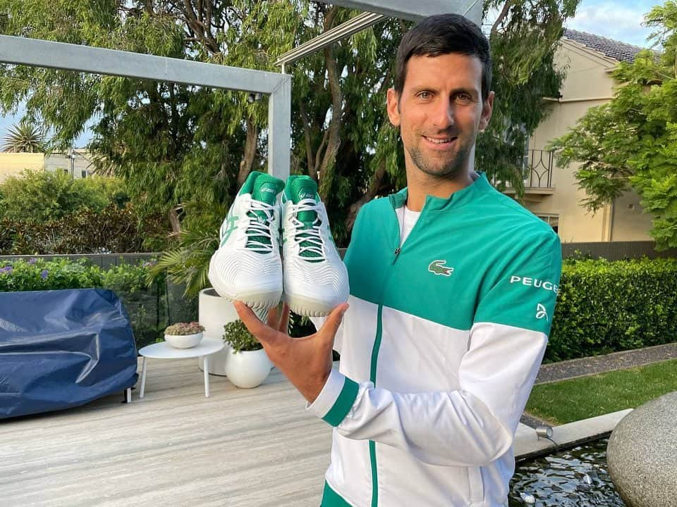 ノバク・ジョコビッチさんのインスタグラム写真 - (ノバク・ジョコビッチInstagram)「All set for @australianopen in my new @asicstennis #COURTFFNovak what do you guys think? #ASICSTennis #ad」2月7日 19時02分 - djokernole