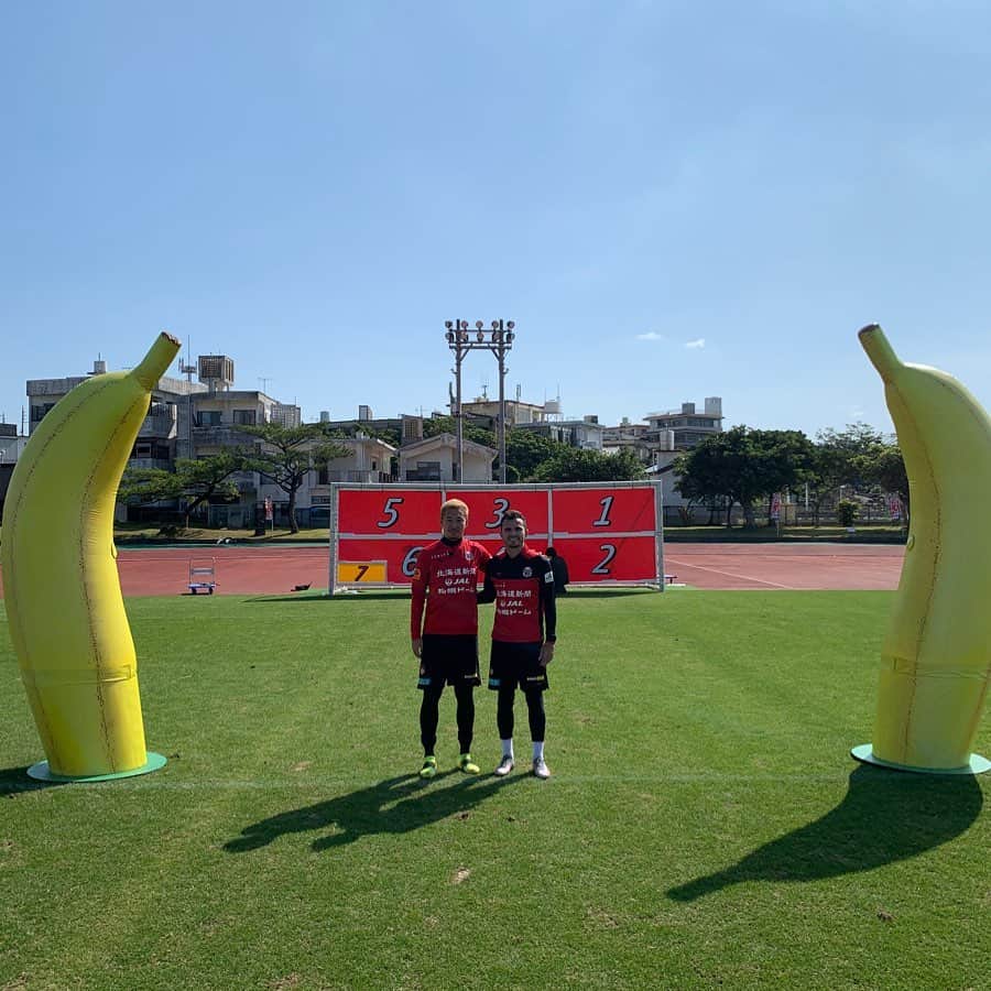 福森晃斗のインスタグラム：「SUPERSOCCERのバナナチャレンジに挑戦させてもらいました！ 近日公開！ #TBS #SUPERSOCCER」