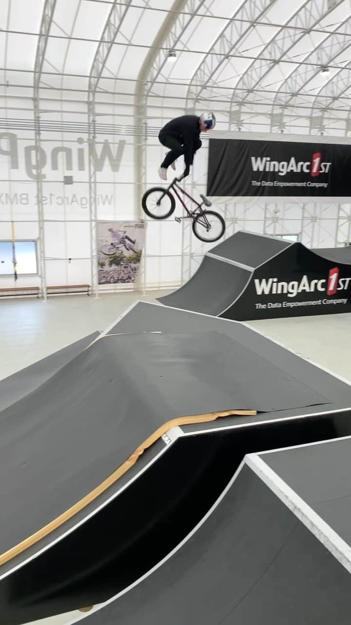 中村輪夢のインスタグラム：「Fun clip from today’s sesh ✌️」