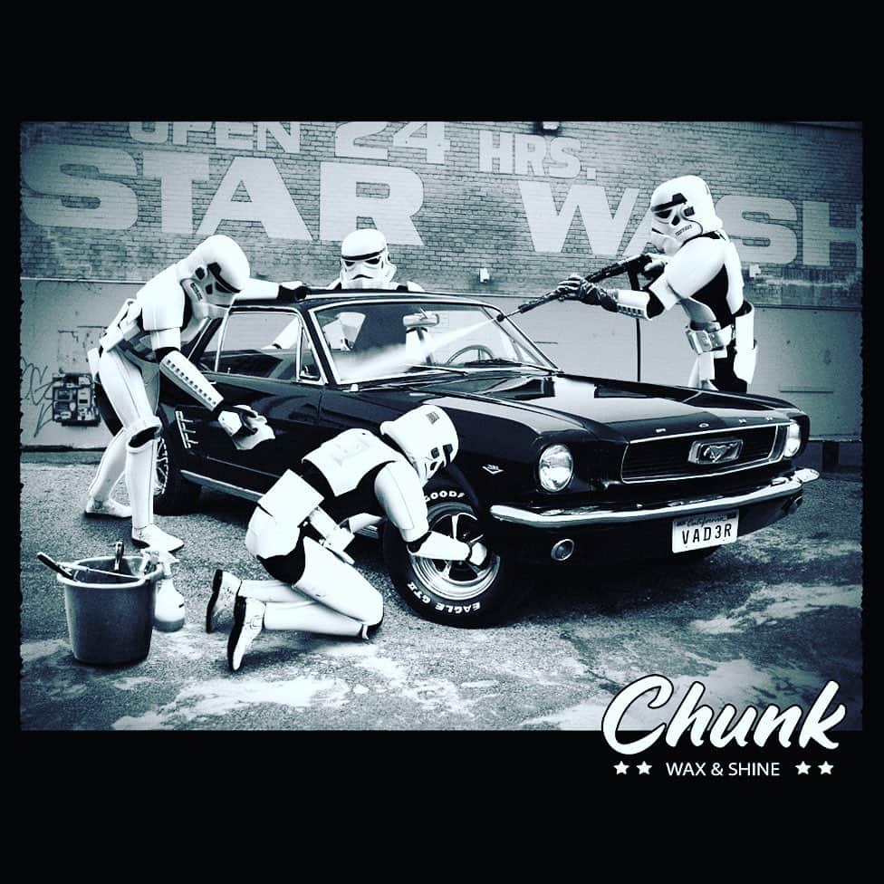 チャンククロージングさんのインスタグラム写真 - (チャンククロージングInstagram)「Star Wash.. Don’t get caught riding dirty!   #wearechunk #chunk #chunkclothing #cnk #cnkclothing #london #art #graphics #artsanity #visualart #artpiece #artofvisuals #artofinstagram #starwarsforlife #starwarsfans #starwarsmovie #starwarsfanpage #starwarsmemes #stormtrooper #starwarsnerd #carwash #dirty #film #art #design #artsy #artwork #streetart」2月7日 19時52分 - chunkclothing