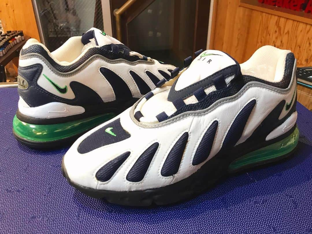 Sneaker At Randomさんのインスタグラム写真 - (Sneaker At RandomInstagram)「NIKE AIR MAX96 ソールスワップ  ドナーはNIKE AIR MAX 270 REACTで  #nike #nikeairmax #ソールスワップ #react #スニーカー好き#スニーカーアトランダム #スニーカー #スニーカー修理 #修理職人 #市川 #本八幡 #sneakeratrandom #sneaker #shoestagram #repair」2月7日 19時53分 - sneaker_at_random