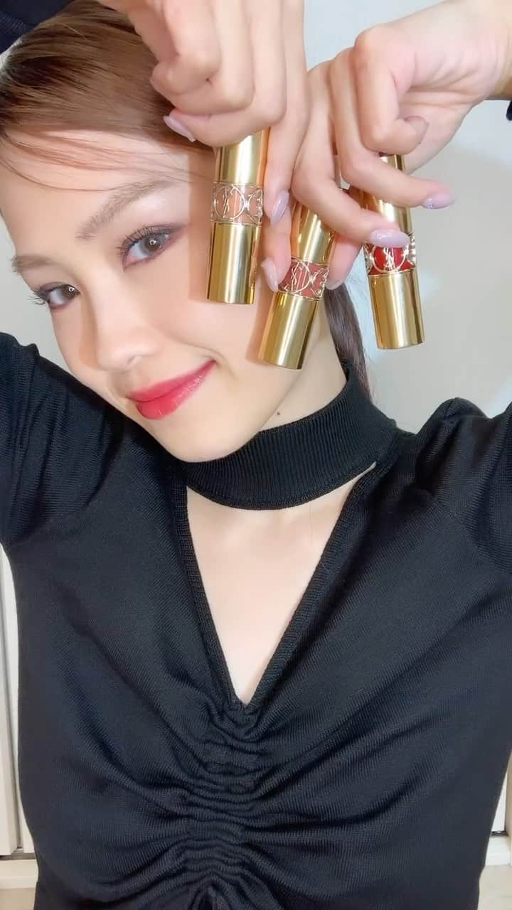 今田惟吹のインスタグラム：「When WAACKING meets @yslbeauty Lip sticks I had to make this video! Hope u like it 🖤」