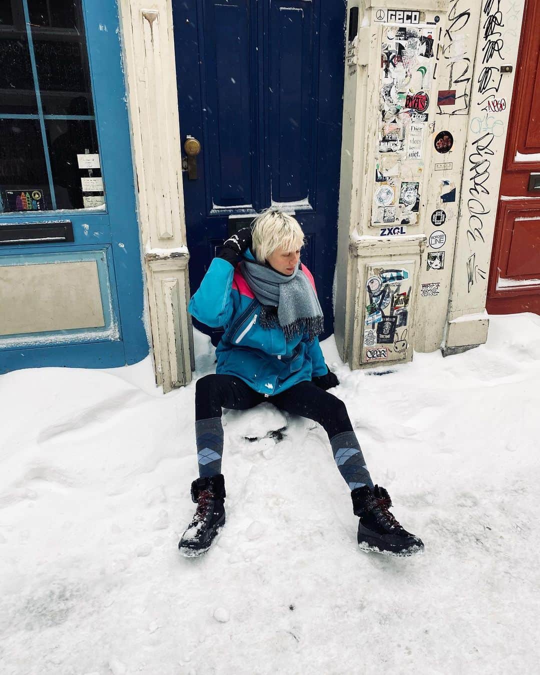 マリヤン・ジョンクマンのインスタグラム：「FINALLY ☃️☃️☃️☃️」