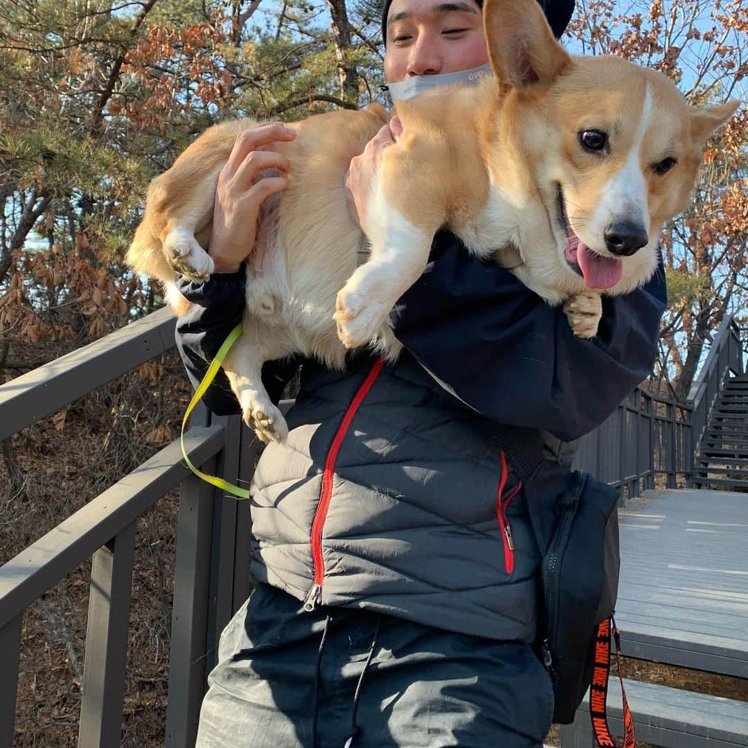 カン・ギルジュンさんのインスタグラム写真 - (カン・ギルジュンInstagram)「태양이랑 짜리랑 짜리엄마랑🥰」2月7日 22時03分 - special_dx