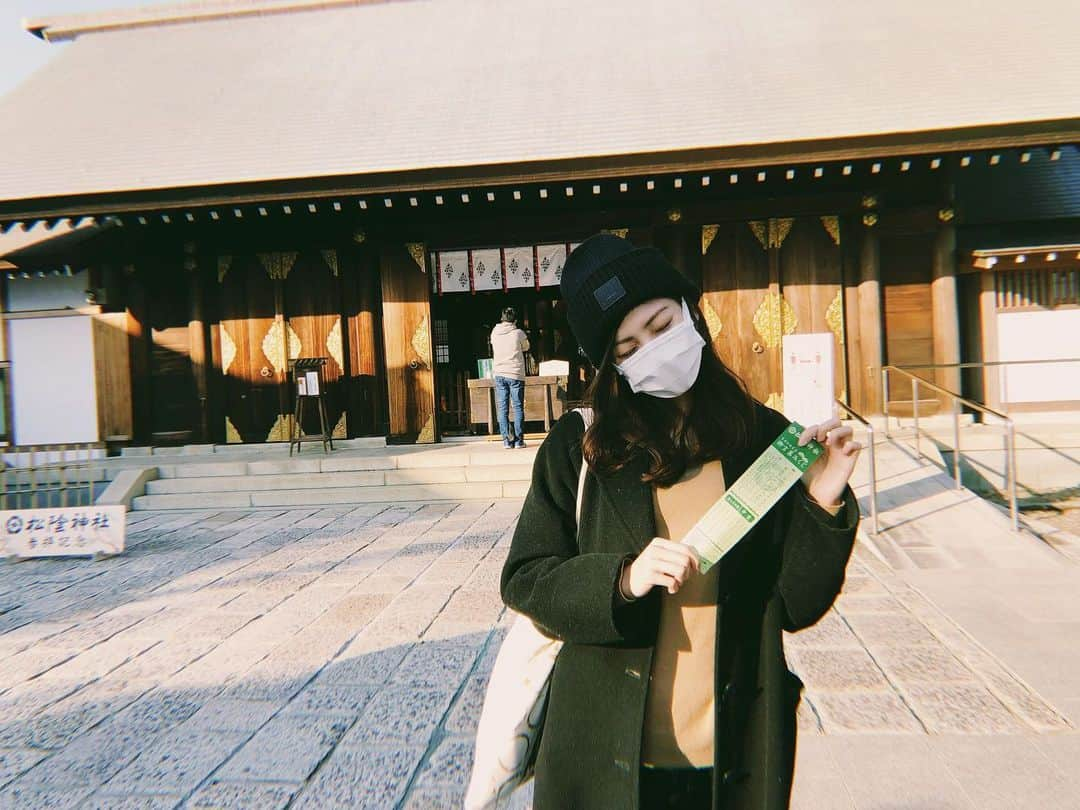 立石晴香さんのインスタグラム写真 - (立石晴香Instagram)「松陰神社参拝して、お散歩してきました✨ 街も神社もとっても雰囲気が素敵なところでした☺️❤️  今日は東京暖かかったですが明日は寒くなるようで地域で違うと思うので天気予報きちんと見て体調気をつけましょうね＾＾ 明日からも1週間頑張りましょう❤️💓  #松陰神社 #手洗いうがい」2月7日 22時19分 - haruka_tateishi