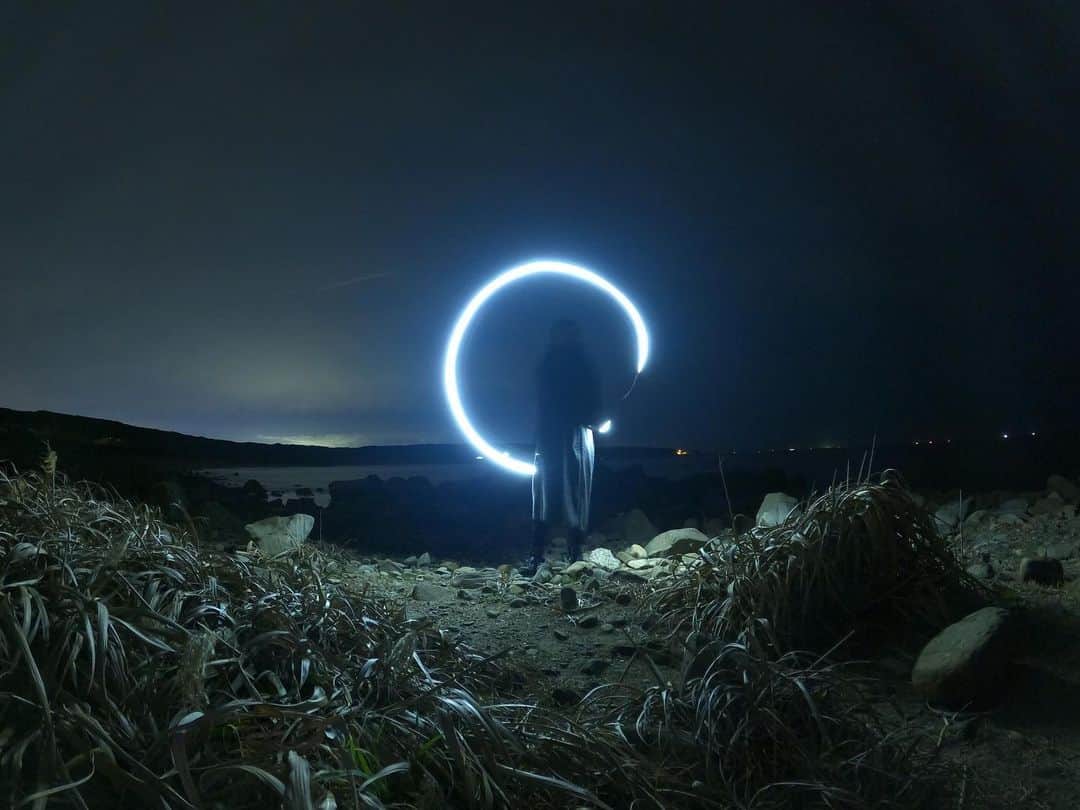 LOVEのインスタグラム：「Night cam📸  #gopro」