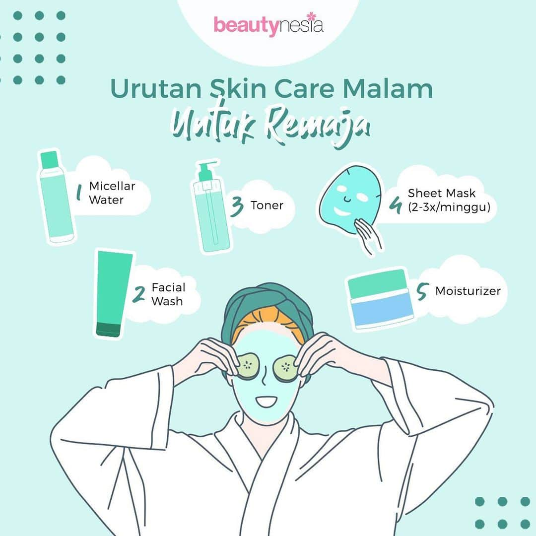 Beauty | Health | Fashionさんのインスタグラム写真 - (Beauty | Health | FashionInstagram)「Jangan tidur dulu, sebelum kamu lakukan langkah ini ya Beautynesian ✨ tahapan skincare malam ini adalah kunci utama untuk membantu membuat kulit kamu jadi glowing !⁣ ⁣ Coba coba hilangkan dulu rasa mager itu. Yuk yuk bisa yuk demi kulit glowing yuk 🥰😘✨⁣ ⁣ Save postingan ini dan share yaaaa supaya kita bisa saling mengingatkan ❤️⁣ ⁣ ⁣⁣⁣⁣ #Beautynesia #BeautyTips #SkinCareRoutine #DirumahAja #SkinCareRemaja #FaceMask #NightSkinCareRoutine #Skincaremalam #KulitGlowing #Skincarepemula」2月7日 22時41分 - beautynesia.id