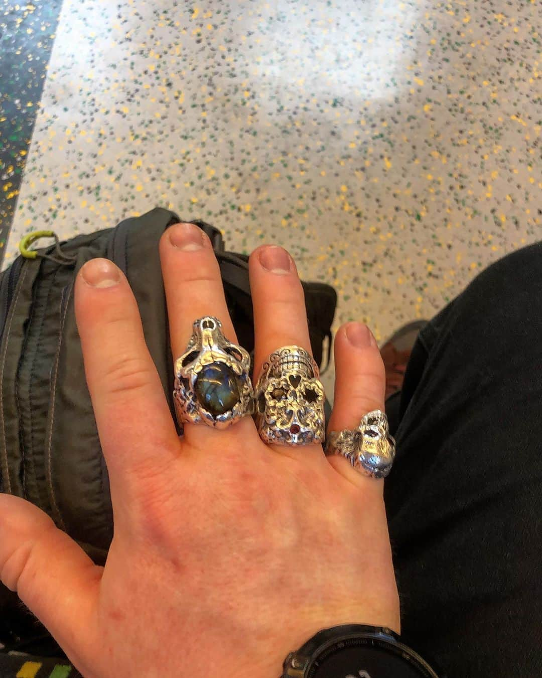 クレイジーピッグさんのインスタグラム写真 - (クレイジーピッグInstagram)「Dm your Crazy Pig Designs being worn for a chance at being featured on our pages! 15% Off everything online WILL END SOON SO DON’T MISS OUT #Jewellery #gothic #silver #gems #candyskull #handful #heavymetal #rocknroll #craft」2月7日 23時07分 - crazypigdesignslondon