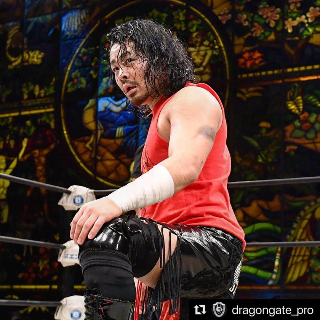 小林瑛太のインスタグラム：「#Repost @dragongate_pro with @make_repost ・・・ 2021年開幕戦！ 1.9 京都大会② #DRAGONGATE #ProWrestling #京都　#日本 #kyoto #japan」