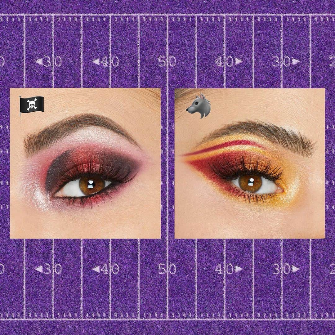 Tarte Cosmeticsさんのインスタグラム写真 - (Tarte CosmeticsInstagram)「🎶 IT’S THE EYE OF THE TARTELETTE 🎶 Who are you rooting for today?! 🏴‍☠️ OR 🐺? #SBLV #crueltyfree #rethinknatural」2月8日 0時59分 - tartecosmetics