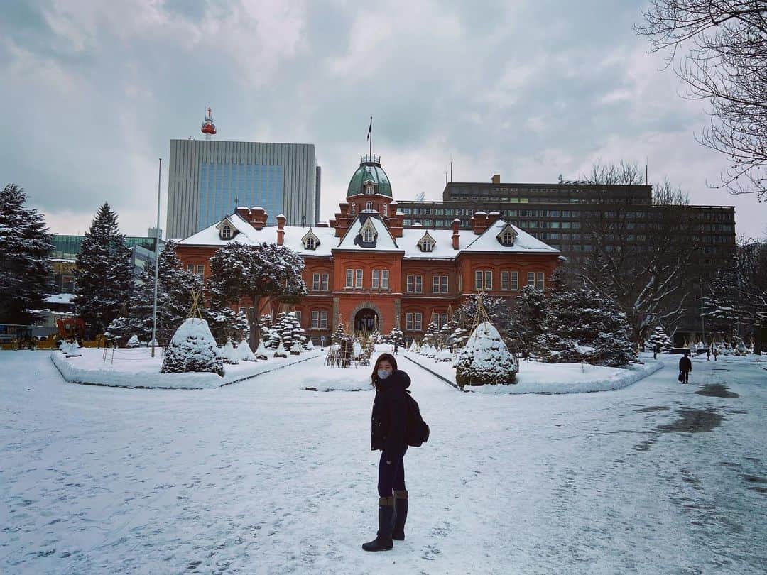 大塚美優のインスタグラム：「I had many good experiences in Hokkaido 北海道が大好きになりました。見て感じてたくさん吸収して外人さんと英語話す機会もあったり得られた事が多かったので東京の店舗でも頑張る👐🏻 #北海道#函館#留寿都#比羅夫#ニセコ#札幌#洞爺湖#真狩#hokkaido#hirahu#rusutsu#winter#sapporo」