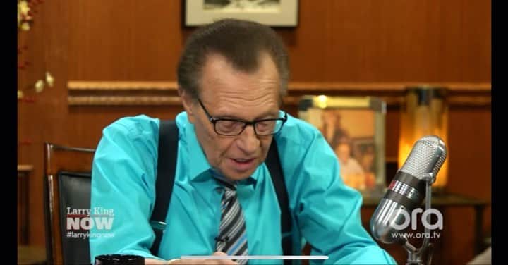 タイラー・ポジーのインスタグラム：「RIP @larrykingnow」