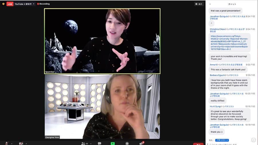 スプツニ子!さんのインスタグラム写真 - (スプツニ子!Instagram)「I gave an online lecture for the Daniels Faculty of Architecture, Landscape & Design at University of Toronto.  Thank you so much Georgina Voss @gsvoss for the wonderful conversation (and staying up so late in London!) Thank you so much Maria Yablonina (University of Toronto) @maria_yablonina  for inviting me to join such a wonderful event!  Although it’s been difficult for people to meet in person for some time, I love how these new online events and conversations allow us to exchange opinions from many different time zones with ease.」1月24日 17時34分 - 5putniko