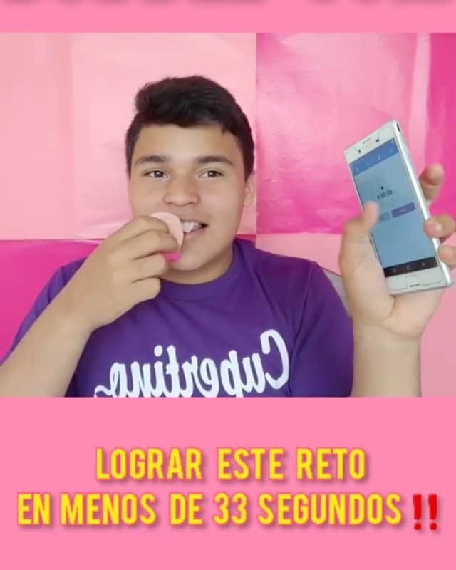 ヤンデルのインスタグラム：「Empate 33s Gabriel ganaste mercancía de Yandel.shop  Sigan subiendo sus videos, los estaré viendo.   . Posted • @gabrielcarreradc Se me hizo muy divertido hacer este reto creado por el @yandel ¡Etiquetenlo! 🤪 #bubblegum #reto #igtv #divertido」