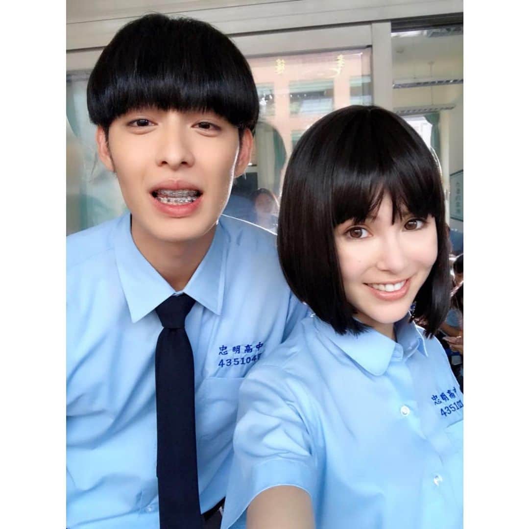 ツァオ・ヨウニン（曹佑寧）のインスタグラム：「憨憨傑克 如願和莉莉女神合到照了！ 傑克內心無限尖叫～～～～啊啊啊 #叱咤風雲  #現正熱映中」