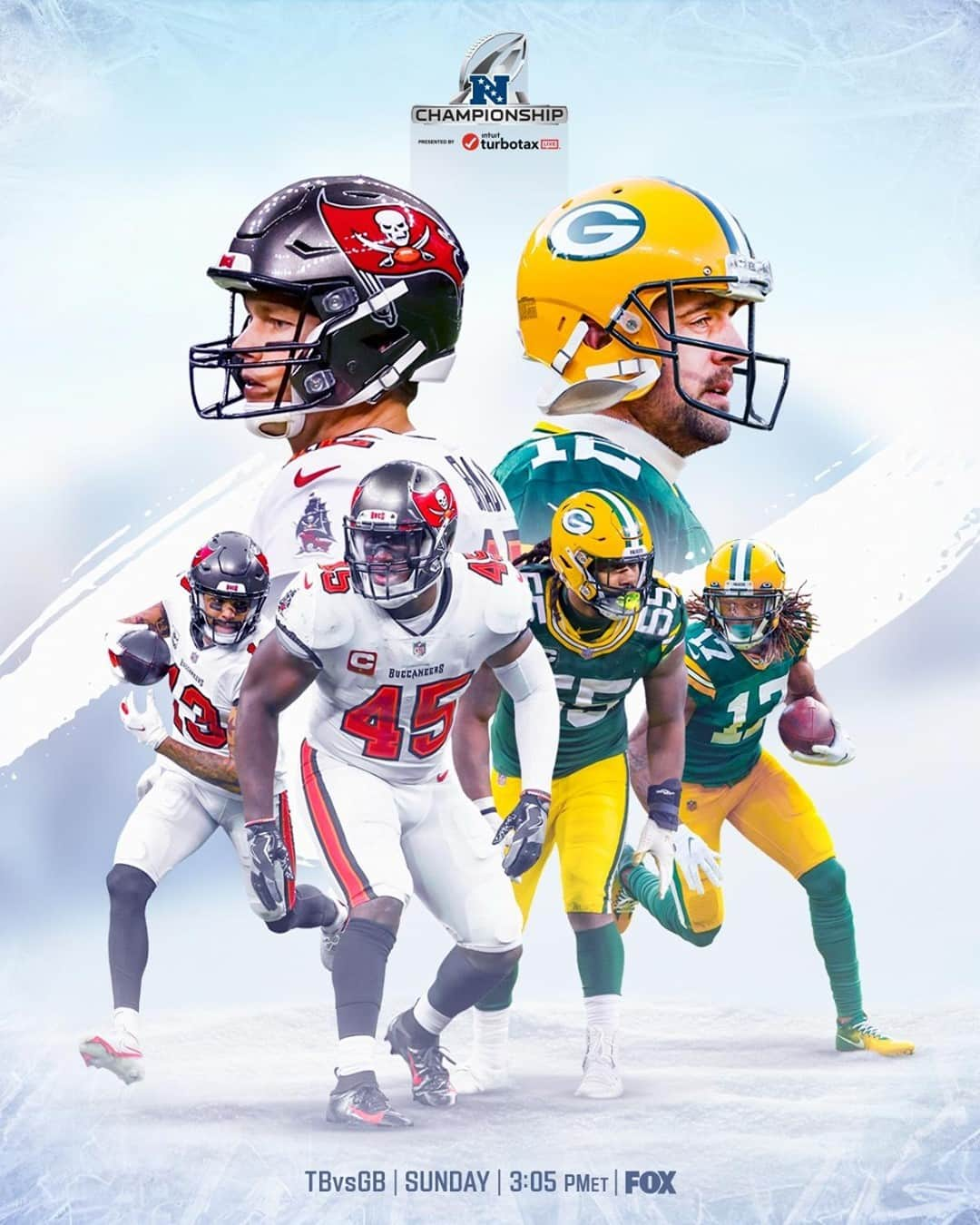 NFLさんのインスタグラム写真 - (NFLInstagram)「Can't WAIT for Championship Sunday 🍿⁣ ⁣ 📺: #TBvsGB -- TOMORROW 3:05pm ET on FOX⁣ 📱: NFL app // Yahoo Sports app」1月24日 10時31分 - nfl