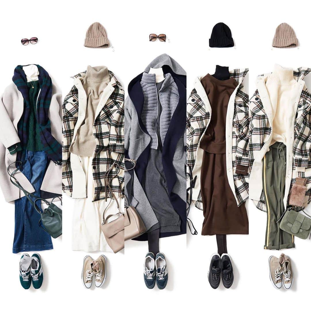 のインスタグラム：「. 【K.K closet 1/15〜1/21までのコーディネートランキング】 . 1）2021-01-20/ "green"の気分 2）2021-01-15/  ベージュトーンを楽しむ 3）2021-01-13/ スポーティフェミニン 4）2021-01-18/ スポーティシック in Jan. 2021 5）2021-01-19/ ivory × beige × khaki . 今週もどんなコーディネートが登場するかお楽しみに♪ ・ #kkcloset #kkshop #菊池京子 #kyokokikuchi #コーディネート #コーデ #coordinate #code #ranking #ootd #outfit #kotd #カジュアル #style #fashion #ファッション #wear #happy #italy #simple #setup #green #onepiece #beige #コーデュロイ #レイヤー」