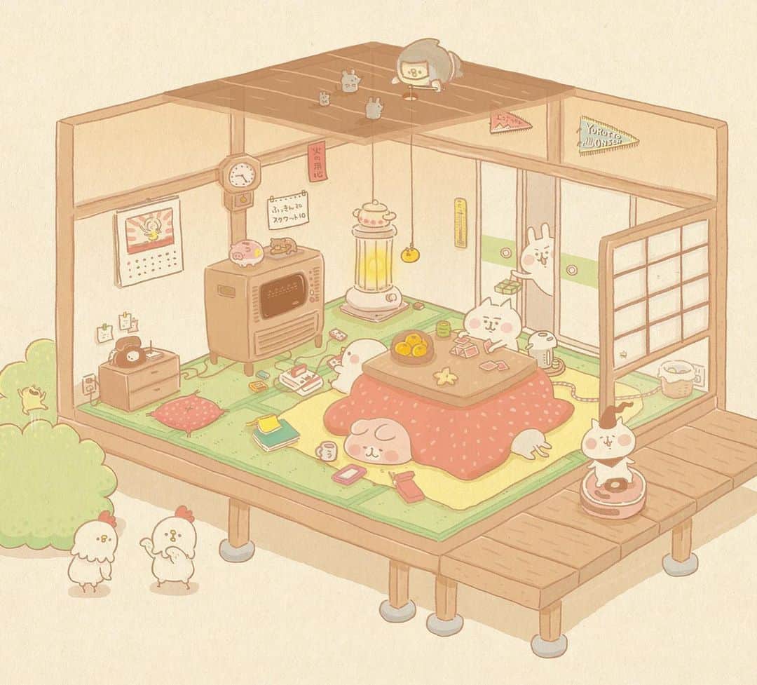 カナヘイのインスタグラム：「ゆるっと休日  #kanahei #卡娜赫拉 #卡娜赫拉的小動物」