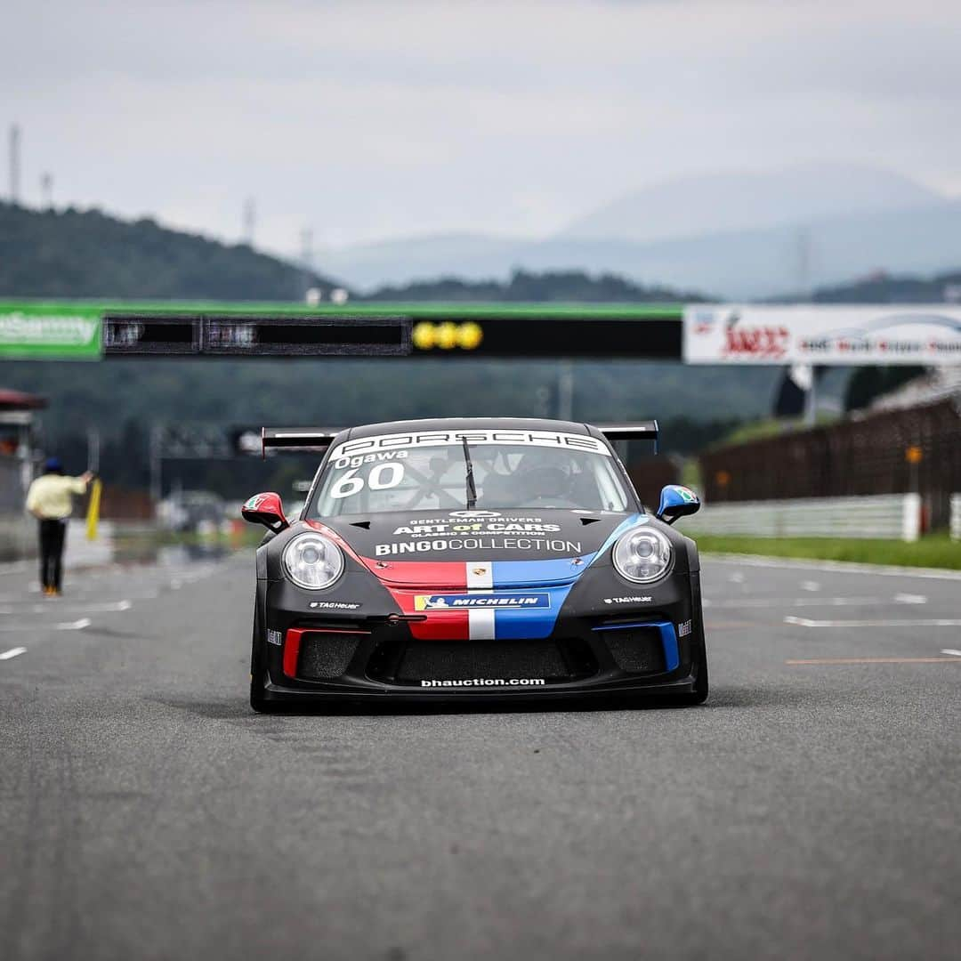 小河諒のインスタグラム：「I'm gonna do it!!  今シーズンもPCCJに参戦します！  Porsche Carrera Cup Japan 2021 # 60 Team: LMcorsa Driver: Ryo Ogawa  コロナ禍の中 ご協力頂き、ご支援くださった皆様ありがとうございます。  世界中の皆さんがハッピーでありますように！！  #LMcorsa #PCCJ #BINGOracing  @otggroup_60  @bingosports_555  @bhauction_j」