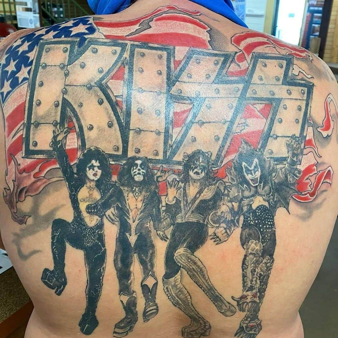 KISSさんのインスタグラム写真 - (KISSInstagram)「#KISSTattoo! Thanks to Roni Griffin for sharing with us. #Destroyer #KISSARMYROCKS!」1月24日 15時44分 - kissonline