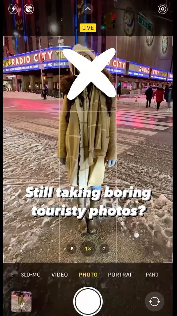 bestvacationsのインスタグラム：「Video by @elona ⛄️ “Do I need a professional camera to become good at this blogging/instagram thing?” The short answer is no 😬⁣ ⁣ There are sooo many concepts and styles that you can shoot on a smart phone nowadays (like this one 😉) and the quality just keeps getting better and better its mind-blowing 🤯 ⁣ ⁣ Of course, I still shoot on my DSLR more often than not and if you are going to take your social media or blog to the next level, I highly recommend investing into equipment. ⁣ ⁣ Otherwise, don’t be discouraged. Mobile photography can be realllllyyy nice - what do you think of this one?⁣ ⁣ .⁣ .⁣ .⁣ ⁣ ⁣ #phototips #photographytips #photoediting #shotoniphone #christmasphotoshoot #photoideas #iphonephotography #photomagic #radiocitymusichall #ignyc」